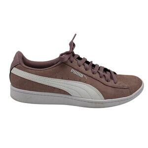 Puma Vikky Suede Shoes Women's 8 Purple Athletic Soccer Sneakers 370202-01